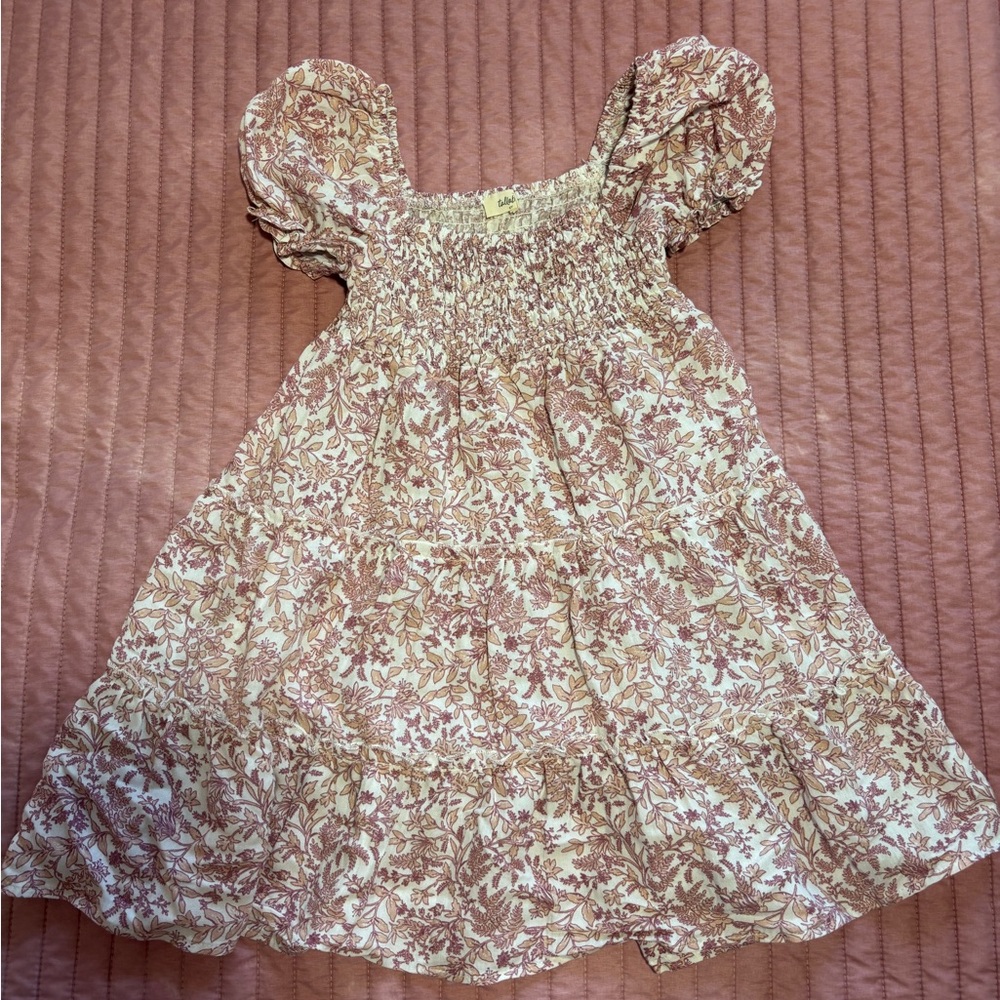 Tullabee tiered girls dress - size 6Y